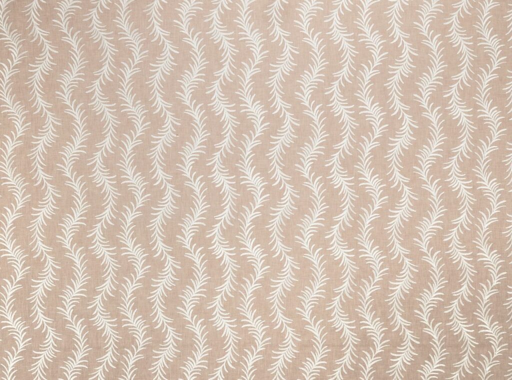 A flat screen shot of the Dee curtain fabric in Blush by Laura Ashley 