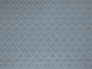A flat screen shot of the Gower curtain fabric in Seaspray by Laura Ashley 