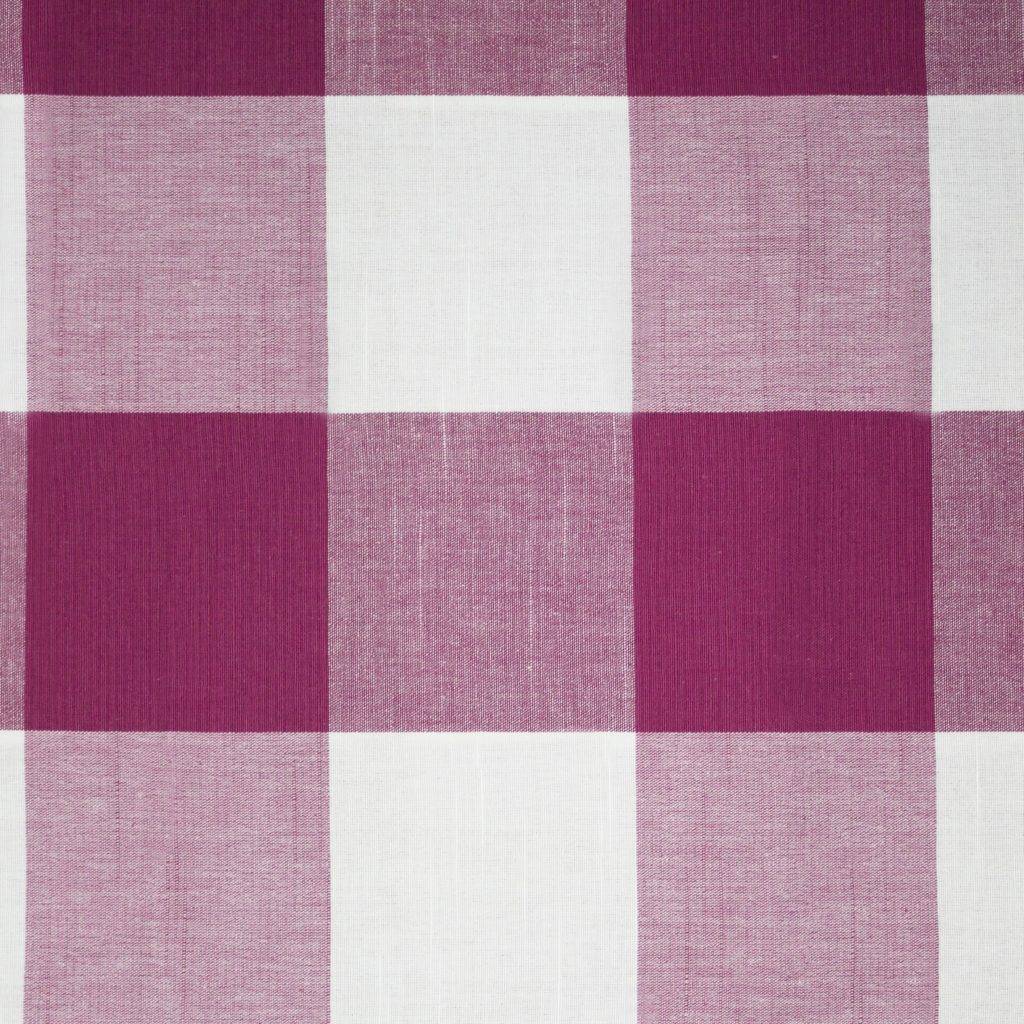 Malibu curtain fabric in Hibiscus by Kai