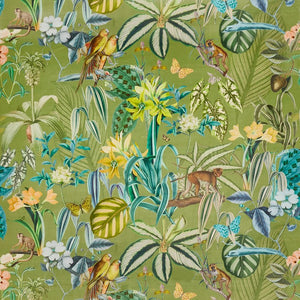Barbados curtain fabric in Palm by Prestigious Textiles 