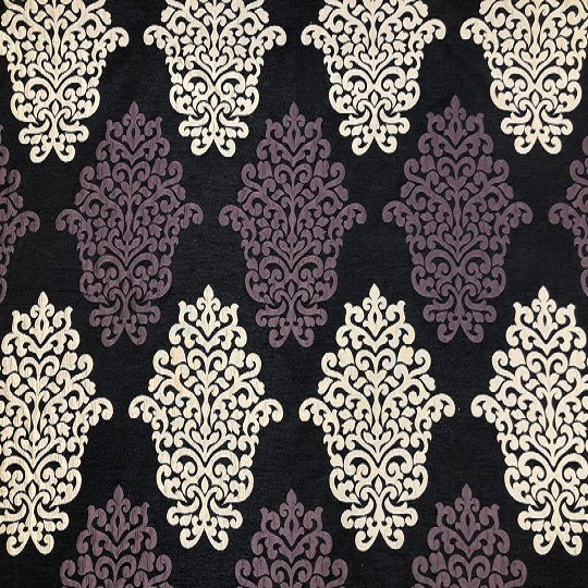 Ashley Wilde Arkara Curtain Fabric | Purple
