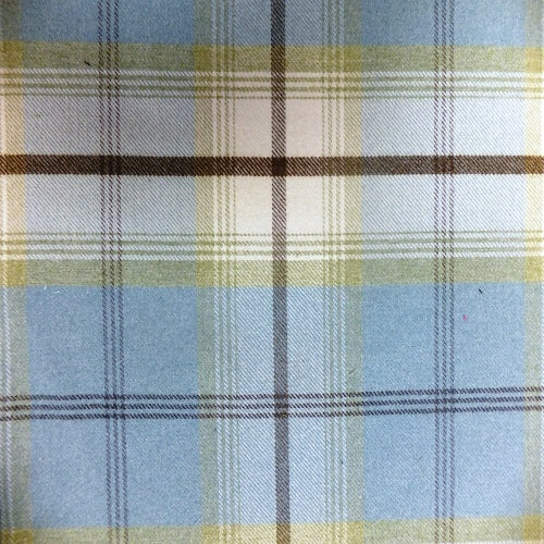 Porter & Stone Balmoral Curtain Fabric | Duck-Egg - Designer Curtain & Blinds 