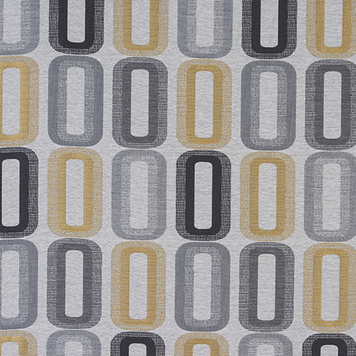 Fryetts Dahl Curtain Fabric | Ochre - Designer Curtain & Blinds 