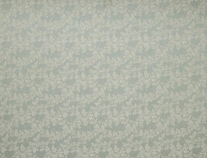 A flat screen shot of the Burnham Woven curtain fabric in Sage by Laura Ashley 