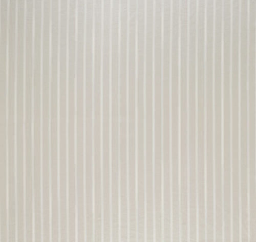 A flat screen shot of the Burnstall Stripe curtain fabric in White Sands by Laura Ashley 