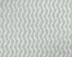 A flat screen shot of the Dee curtain fabric in Eucalyptus by Laura Ashley 
