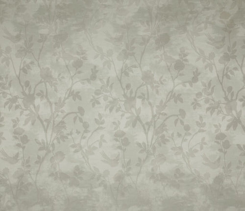 A flat screen shot of the Eglantine Woven curtain fabric in White Sands by Laura Ashley 
