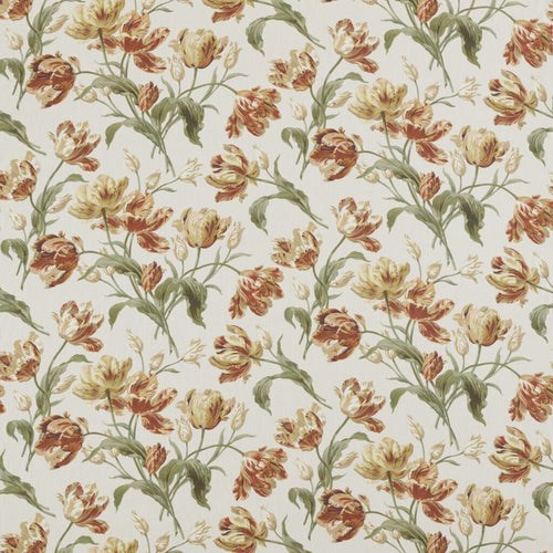 A flat screen shot of the Gosford curtain fabric in Gold by Laura Ashley