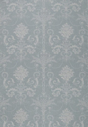 A flat screen shot of the Josette Woven curtain fabric in Seaspray by Laura Ashley