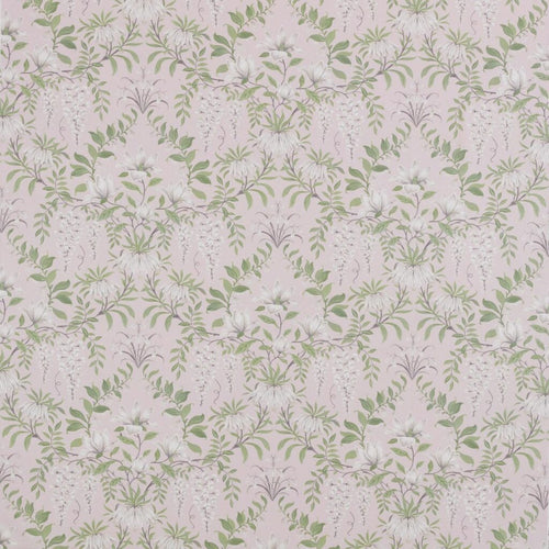A flat screen shot of the Parterre curtain fabric in Blush by Laura Ashley