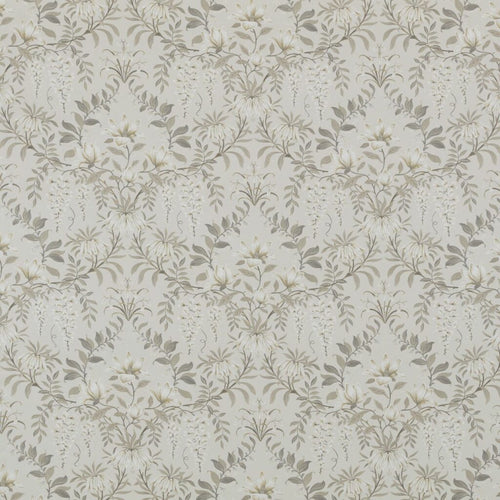 A flat screen shot of the Parterre curtain fabric in Natural by Laura Ashley
