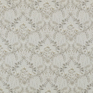 A flat screen shot of the Parterre curtain fabric in Natural by Laura Ashley