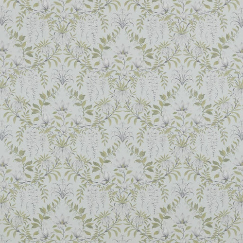 A flat screen shot of the Parterre curtain fabric in Sage by Laura Ashley