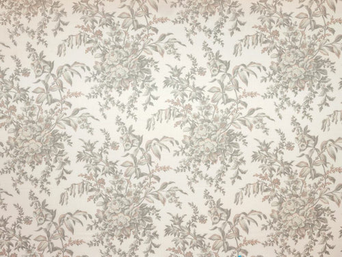 A flat screen shot of the Picardie curtain fabric in Fennel by Laura Ashley 