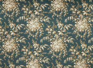 A flat screen shot of the Picardie Velvet curtain fabric in Fern by Laura Ashley 