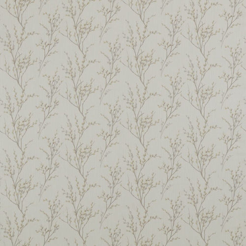 A flat screen shot of the Pussy Willow curtain fabric in Dove by Laura Ashley