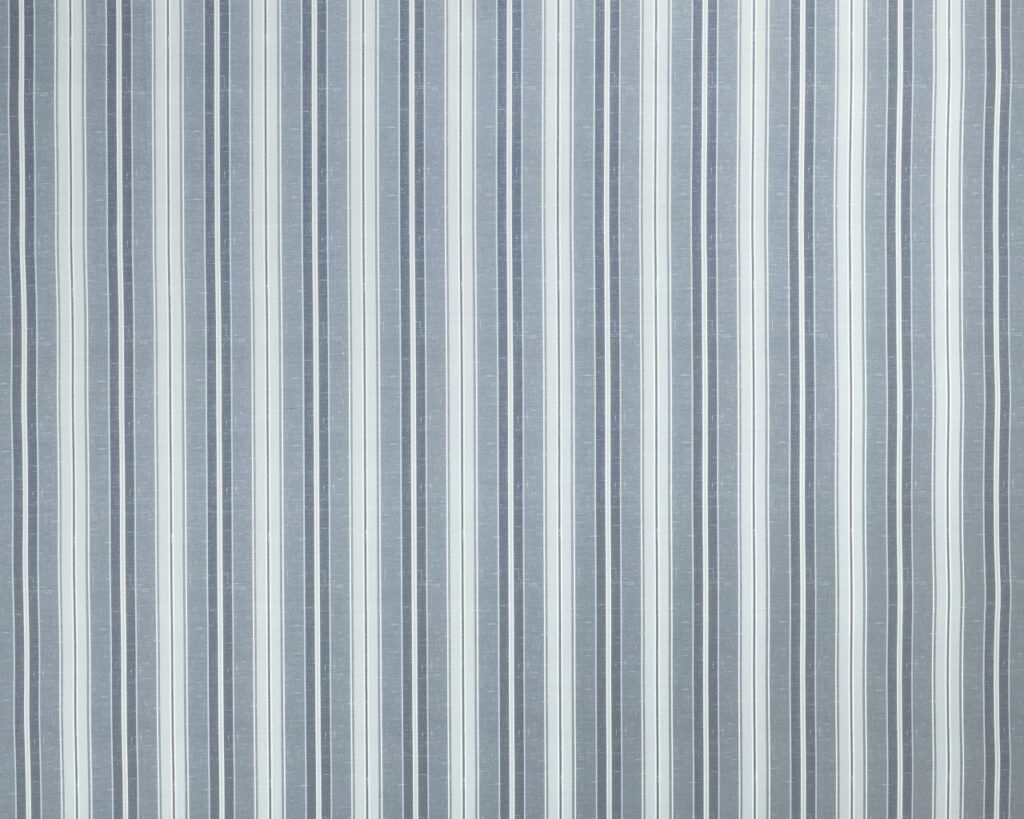 A flat screen shot of the Suffolk Stripe curtain fabric in Slate by Laura Ashley 