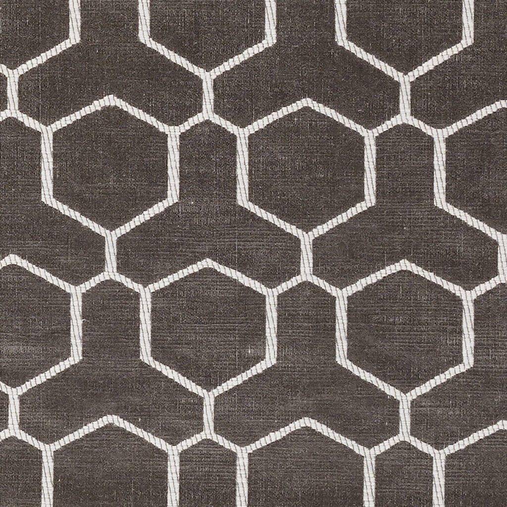 Nova curtain fabric in Grey by Kai