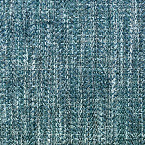 Fibre Naturelle Oxford Curtain Fabric | Monday Blues - Designer Curtain & Blinds 