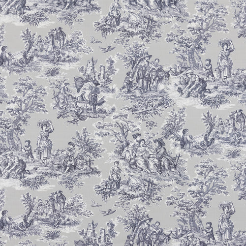 A flat screen shot of the Whistledown curtain fabric in Taupe by Beaumont Textiles 