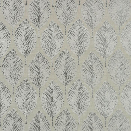 A flat screen shot of the Acacia curtain fabric in Dove by Fryetts