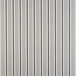 Arley Stripe curtain fabric in Silver by Porter & Stone