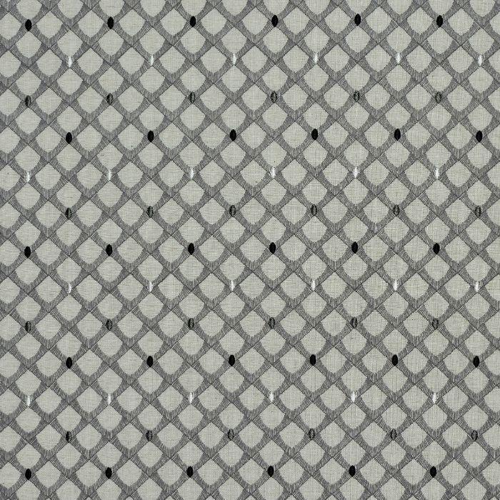 Arlington curtain fabric in Charcoal by Porter & Stone