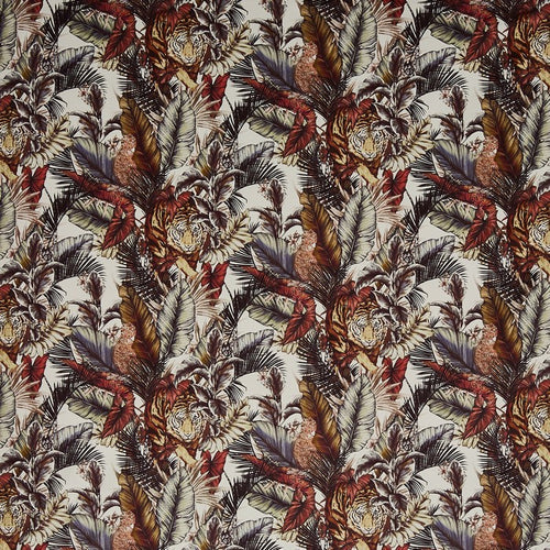 Bengal Tiger curtain fabric in Safari by Prestigious Textiles 