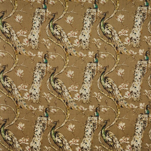 Richmond curtain fabric in Ochre by Prestigious Textiles 