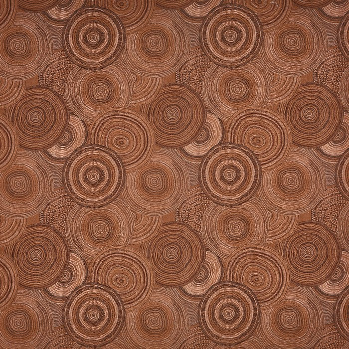 A flat screen shot of the Chinchiro curtain fabric in Umber by Prestigious Textiles 