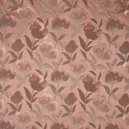 A flat screen shot of the Lotus curtain fabric in Blossom by Prestigious Textiles 