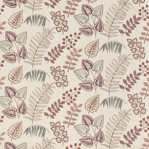 A flat screen shot of the Marcella curtain fabric in Sangria by Prestigious Textiles 