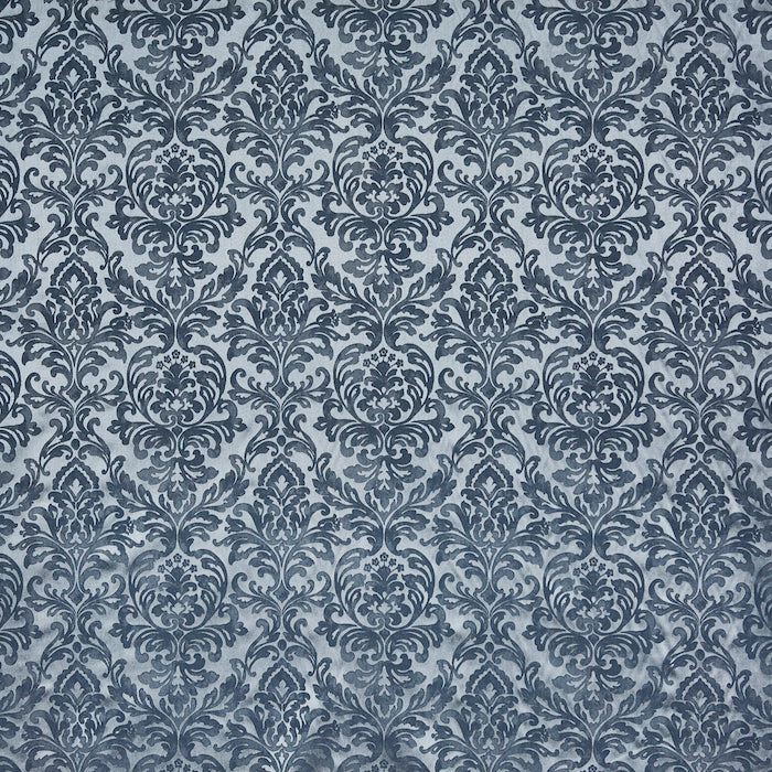 A flat screen shot of the Hartfield curtain fabric in Royal by Prestigious Textiles 