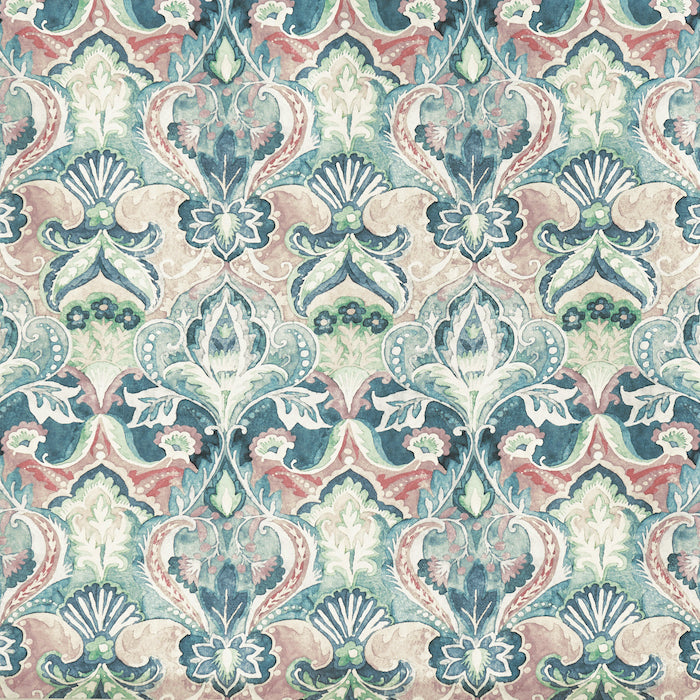 A flat screen shot of the Hollyrood curtain fabric in Porcelain by Prestigious Textiles 