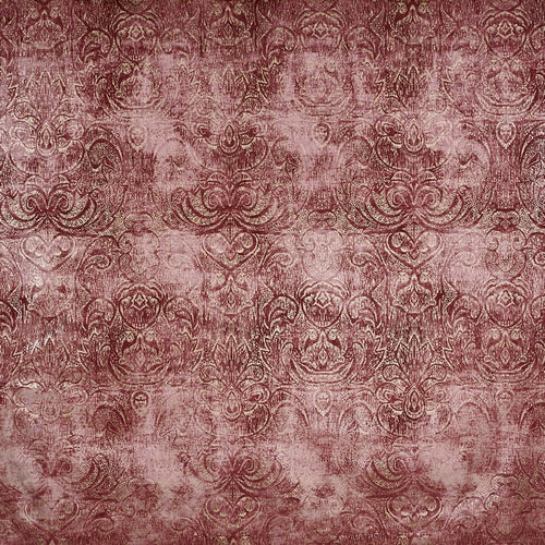 A flat screen shot of the Darjeeling curtain fabric in Rosehip by Prestigious Textiles 