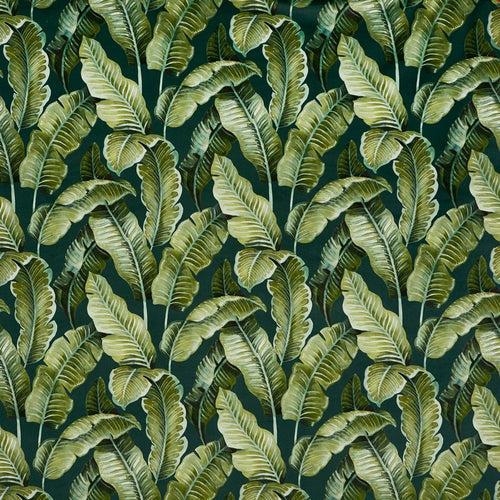 A flat screen shot of the Nicobar curtain fabric in Rainforest by Prestigious Textiles 