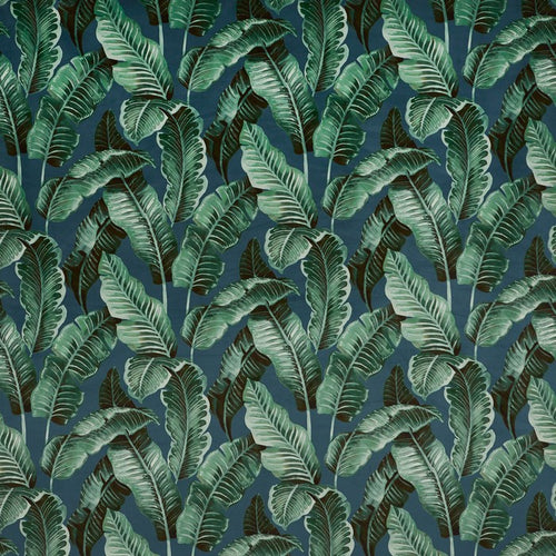 A flat screen shot of the Nicobar curtain fabric in Ocean by Prestigious Textiles 
