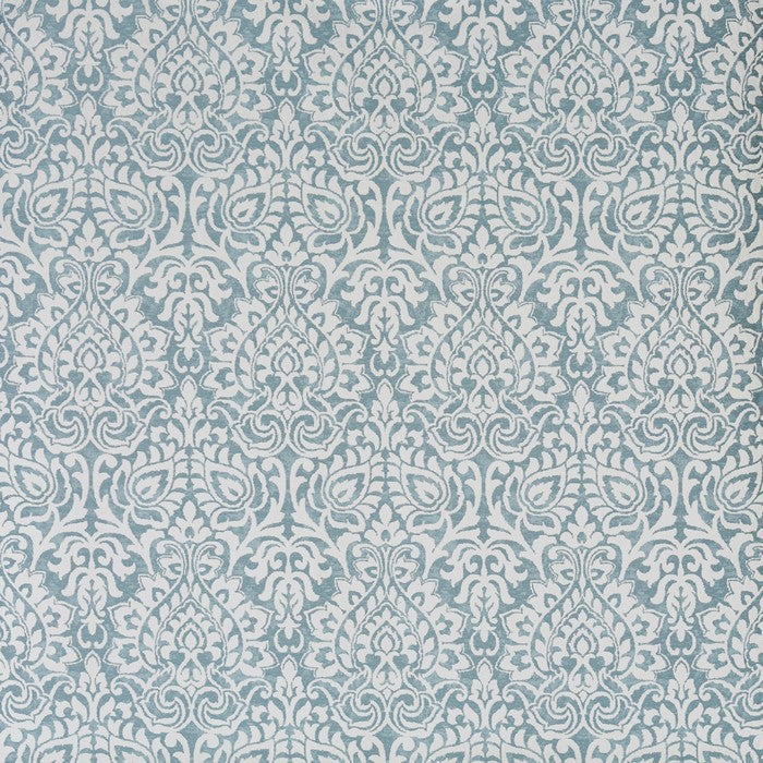 A flat screen shot of the Tiana curtain fabric in Indigo by Prestigious Textiles 