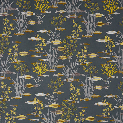 A flat screen shot of the Shallows curtain fabric in Shale by Prestigious Textiles 