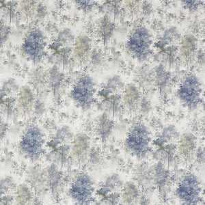Prestigious Textiles Woodland Curtain Fabric | Saxon Blue - Designer Curtain & Blinds 