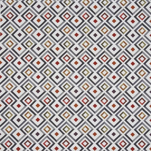 A flat screen shot of the Stencil curtain fabric in Tabasco by Prestigious Textiles 