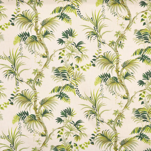 A flat screen shot of the Analeigh curtain fabric in Palm by Prestigious Textiles 