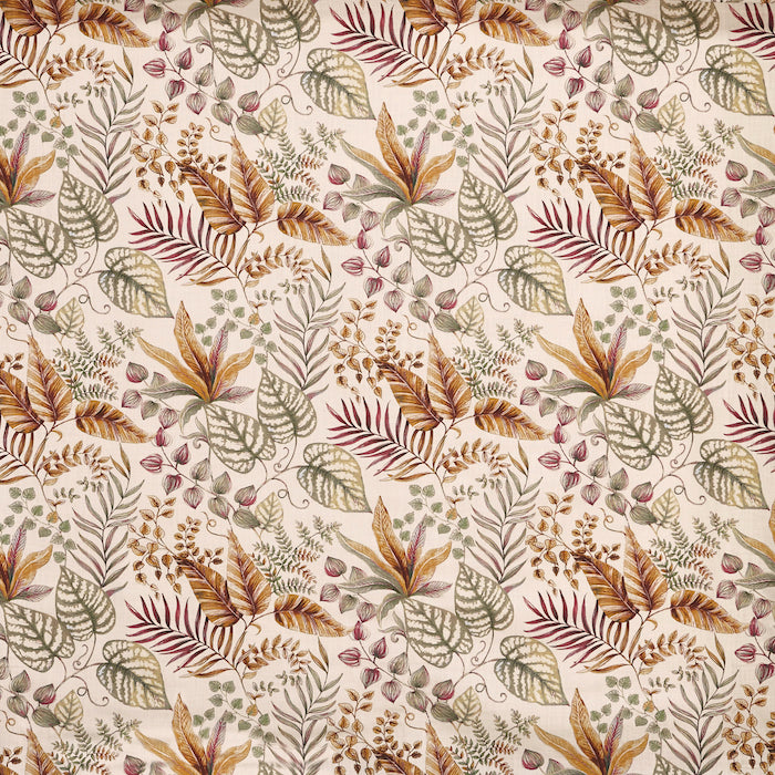 A flat screen shot of the Paloma curtain fabric in Sangria by Prestigious Textiles 