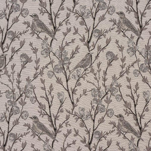 Audley curtain fabric in Dove by Fryetts 