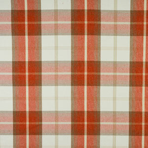 Porter & Stone Balmoral Curtain Fabric | Burnt Orange - Designer Curtain & Blinds 