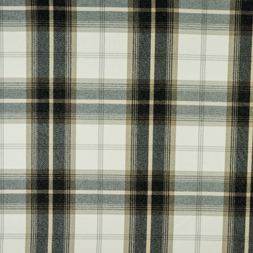 Porter & Stone Balmoral Curtain Fabric | Charcoal - Designer Curtain & Blinds 