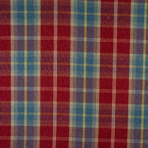 Porter & Stone Balmoral Curtain Fabric | Ruby - Designer Curtain & Blinds 
