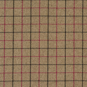 Porter & Stone Bamburgh Curtain Fabric | Fuchsia - Designer Curtain & Blinds 
