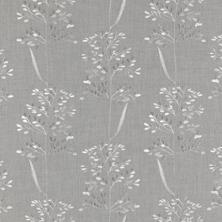 Fibre Naturelle Beaulieu Curtain Fabric | Gainsboro - Designer Curtain & Blinds 