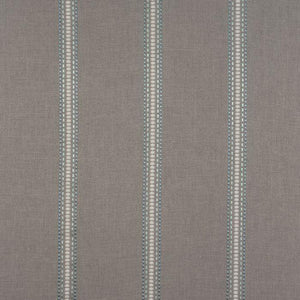 Bromely Stripe curtain fabric in Duck Egg by Porter & Stone